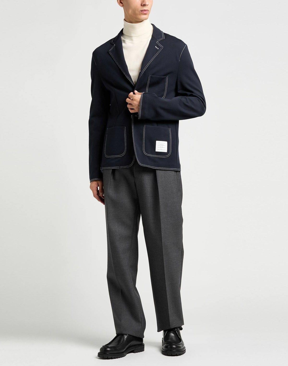 Thom Browne Mens Blazer Midnight in Blue
