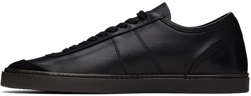 【関税込み】LEMAIRE ブラック Linoleum スニーカー LEMAIRE Black Linoleum Basic Laced Up Sneakers Lemaire