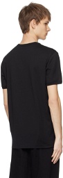 Dolce & Gabbana Black Embroidered T-Shirt