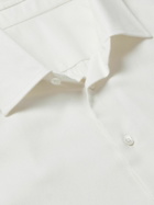 Anderson & Sheppard - Cashmere and Cotton-Blend Twill Shirt - White