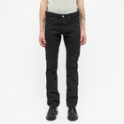 RRL Men's Slim Fit Jean in New Black On Black