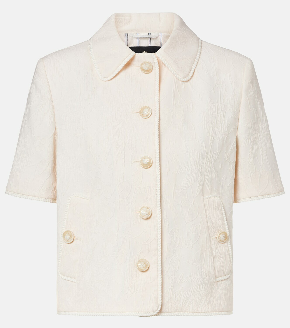 Etro Cottton-blend jacquard jacket