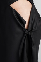 Courrèges Dress Woman In Black Silk