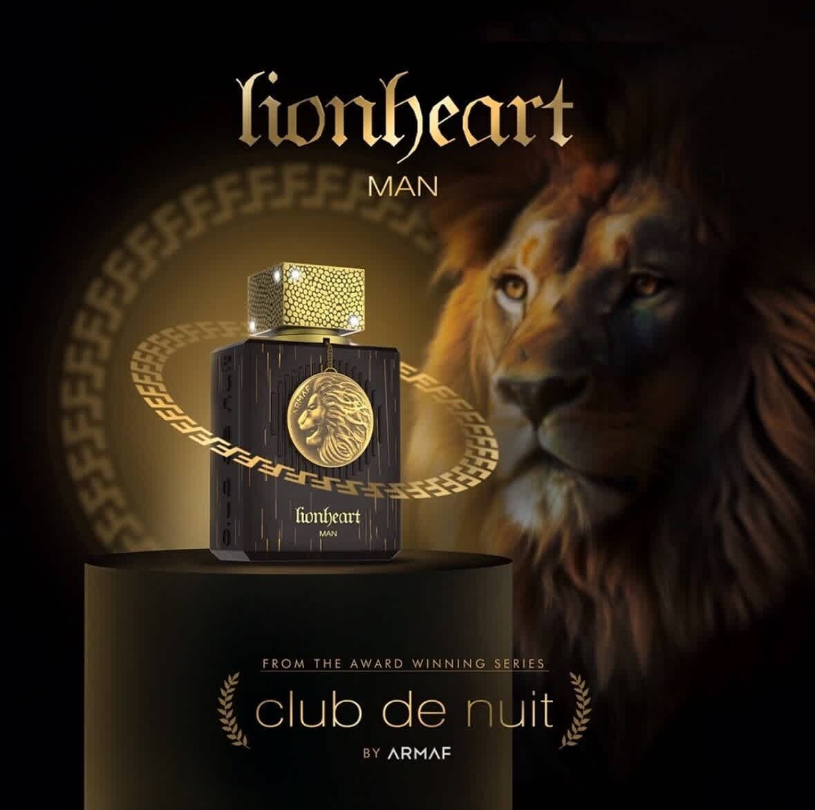 Armaf Mens LionHeart EDP Spray 3.4 oz Fragrances 6294015196450