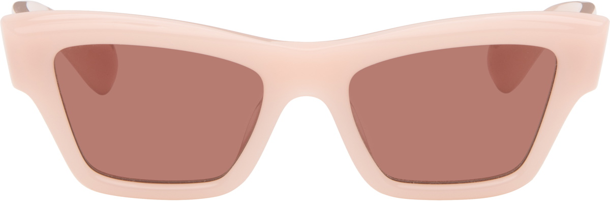 Jil Sander Pink Oliver Peoples 'Edition 3' Cat Eye Sunglasses