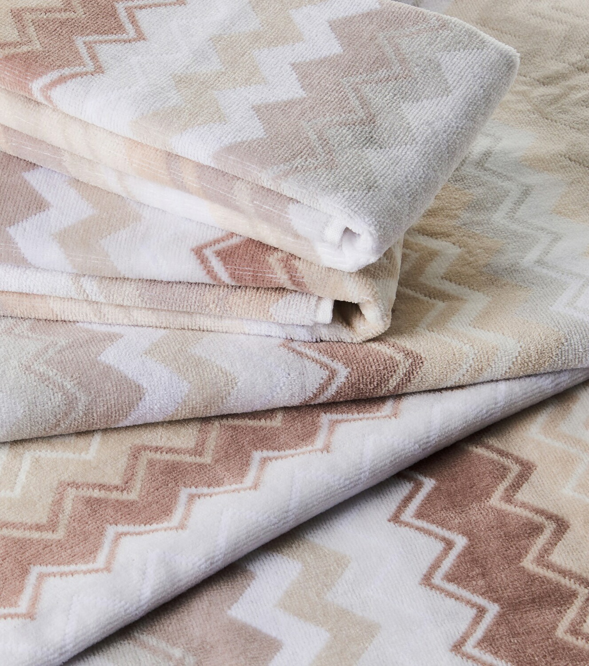 Missoni Giacomo Zigzag set of 5 cotton terry towels