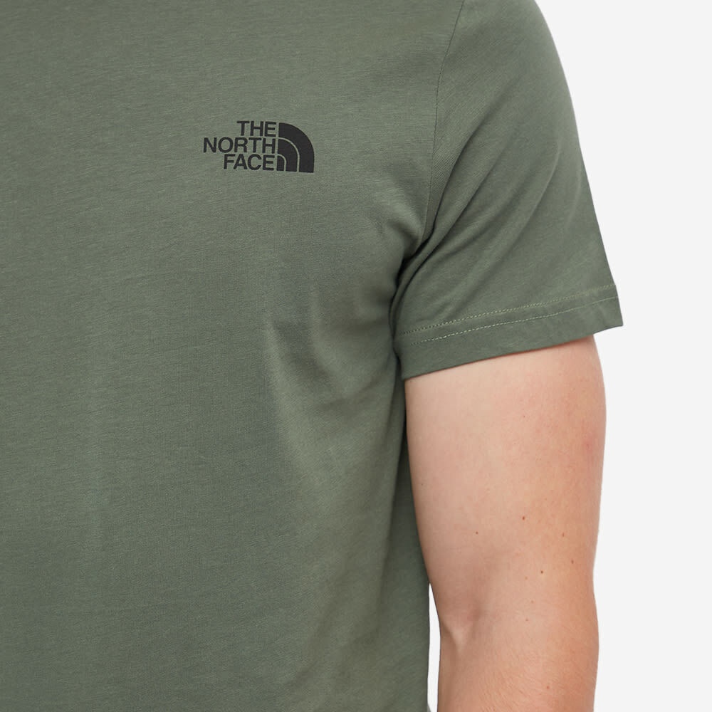 The North Face Men's Simple Dome T-Shirt in Thyme/Black The North Face