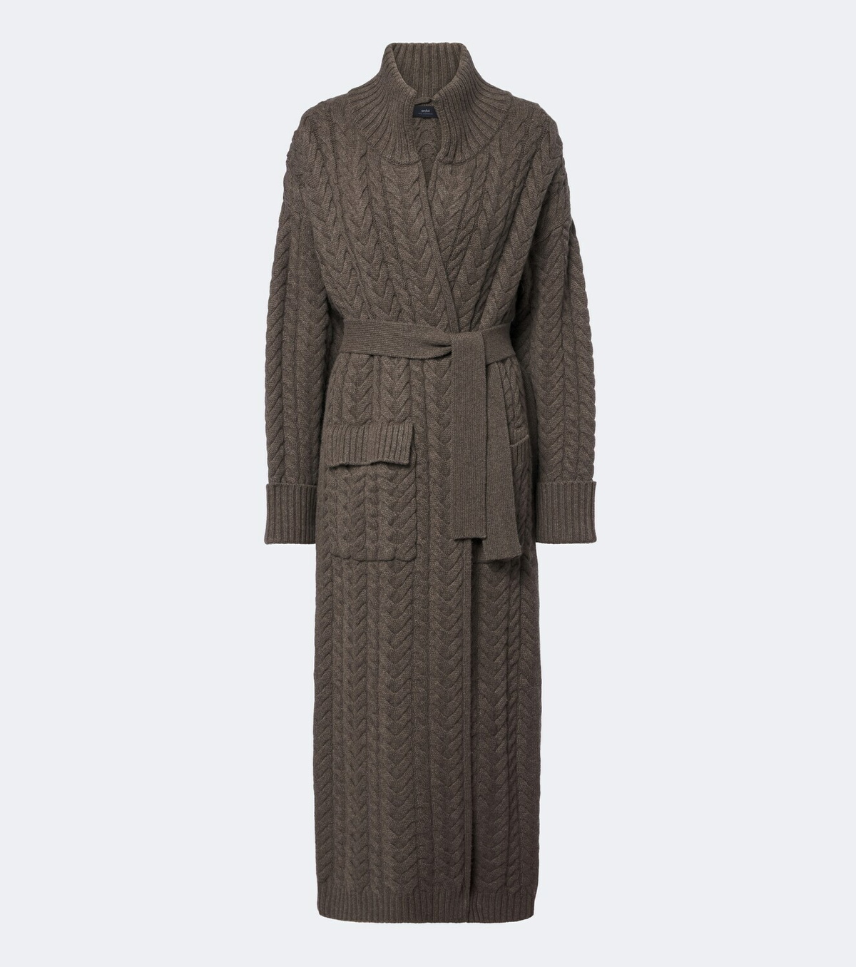 Arch4 Bond Street cable-knit cashmere long cardigan