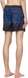 Missoni Black Polyester Swim Shorts