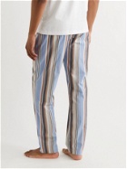HANRO - Night & Day Striped Cotton-Poplin Pyjama Trousers - Multi