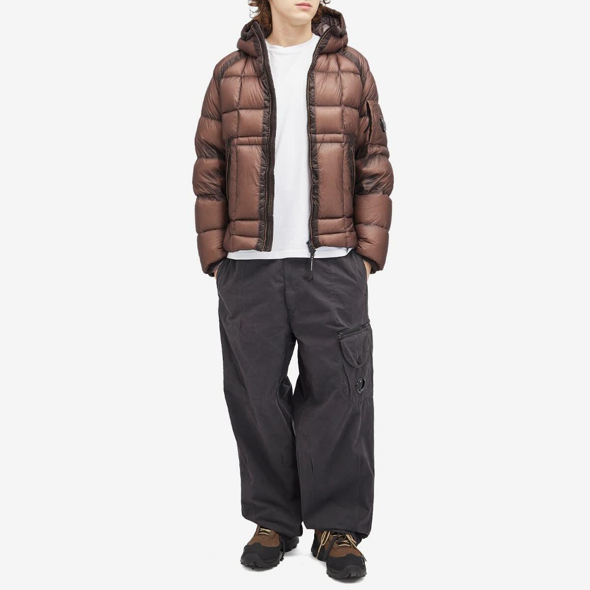 C.P. Company Men's D.D Shell Hooded Down Jacket in Purple Dove