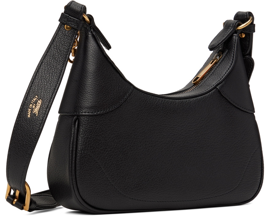 Gucci Black Small Double G Aphrodite Shoulder Bag Gucci