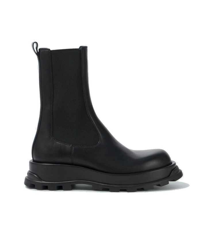 Photo: Jil Sander Leather Chelsea boots