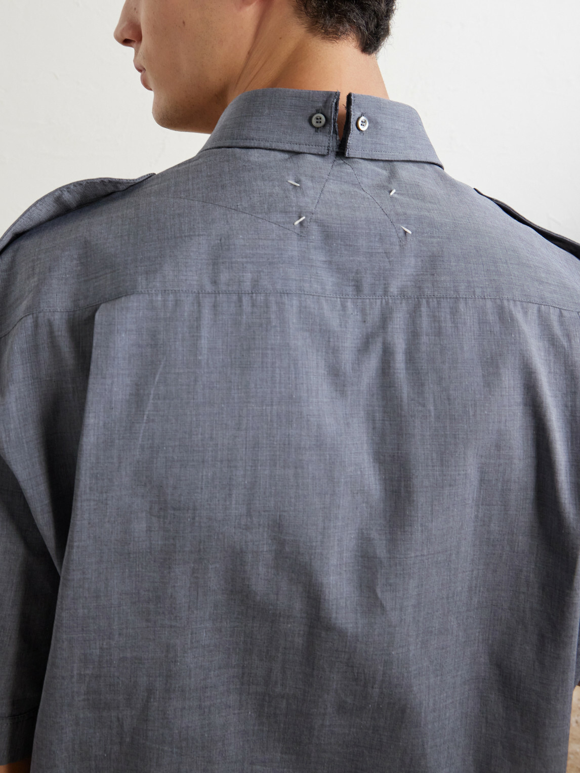 Maison Margiela - Cotton Shirt - Blue
