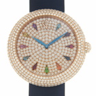 Jacob & Co. Brilliant Quartz Diamond Gold Dial Unisex Watch BQ03040RHRRASK4A