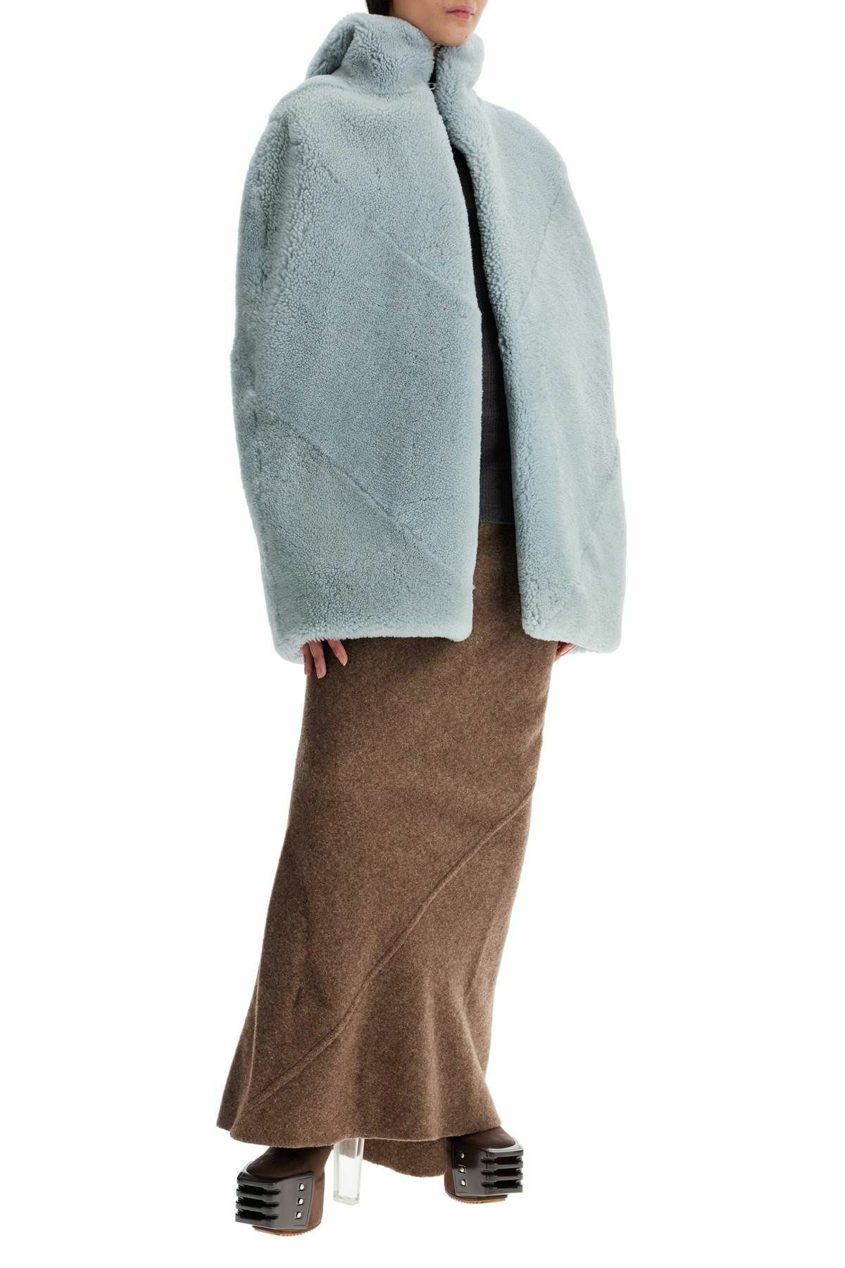 関税送料込★RICK OWENS☆shearling hooded cape ケープ 関税送料込☆RICK OWENS☆shearling hooded cape ケープ