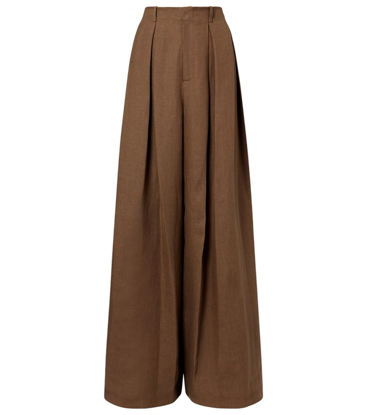 Photo: Ralph Lauren Collection Greer linen, cashmere, and silk wide-leg pants
