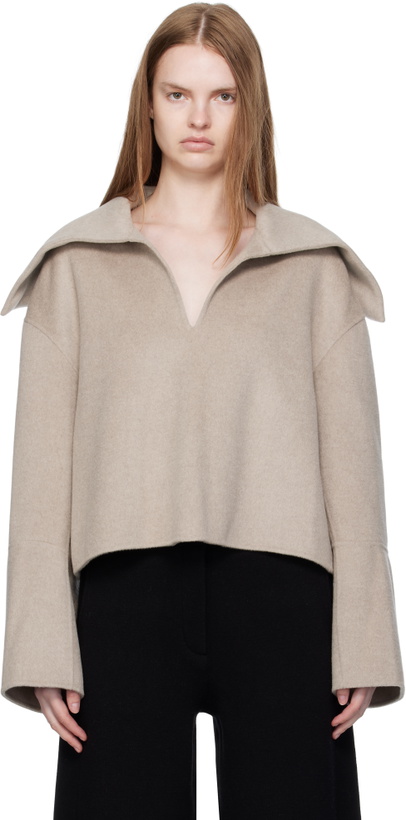 Photo: Nanushka Gray Maxe Sweater