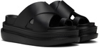 sacai Black Foam Multiple Sole Sandals