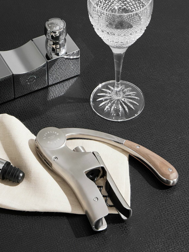 Photo: L'Atelier Du Vin - Oeno Motion Trésor Silver-Tone and Walnut Corkscrew