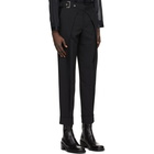 Situationist SSENSE Exclusive Black Wool Double Arch Trousers