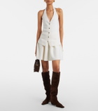 Lisa Yang Immy halterneck cashmere sweater vest
