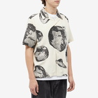 MARKET Men's Short Sleeve Bitmap Shirt in Ecru