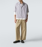 Studio Nicholson Sorte cotton wide-leg pants