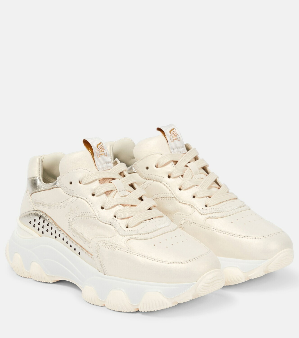 スニーカー HOGAN HYPERACTIVE - Leather and fabric trainers Hogan Hyperactive leather sneakers Hogan