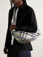 Burberry - Checked Jacquard Messenger Bag