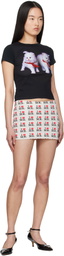 Ashley Williams Gray 'I Heart Me' Miniskirt