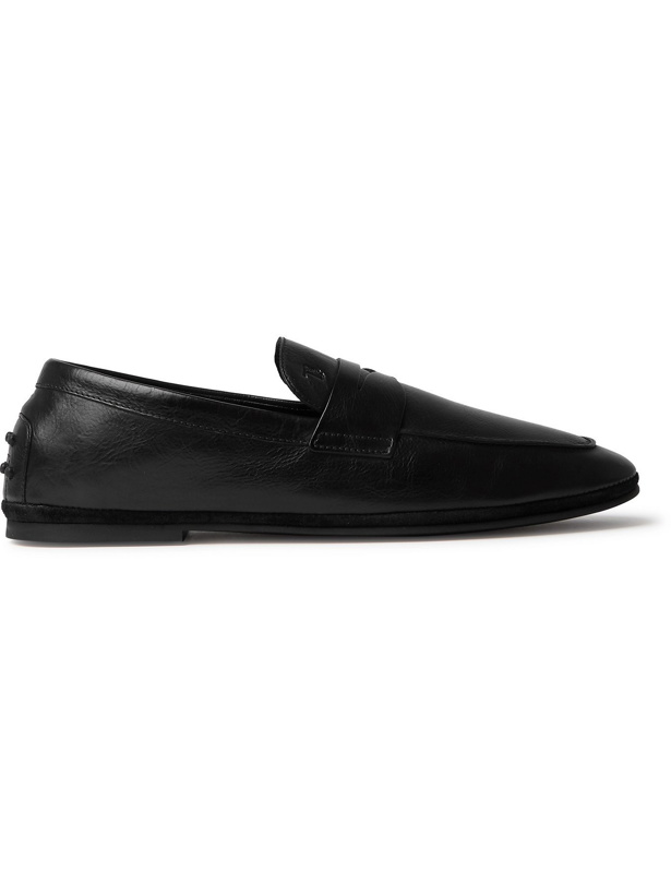 Photo: TOD'S - Suede Driving Shoes - Black - 6