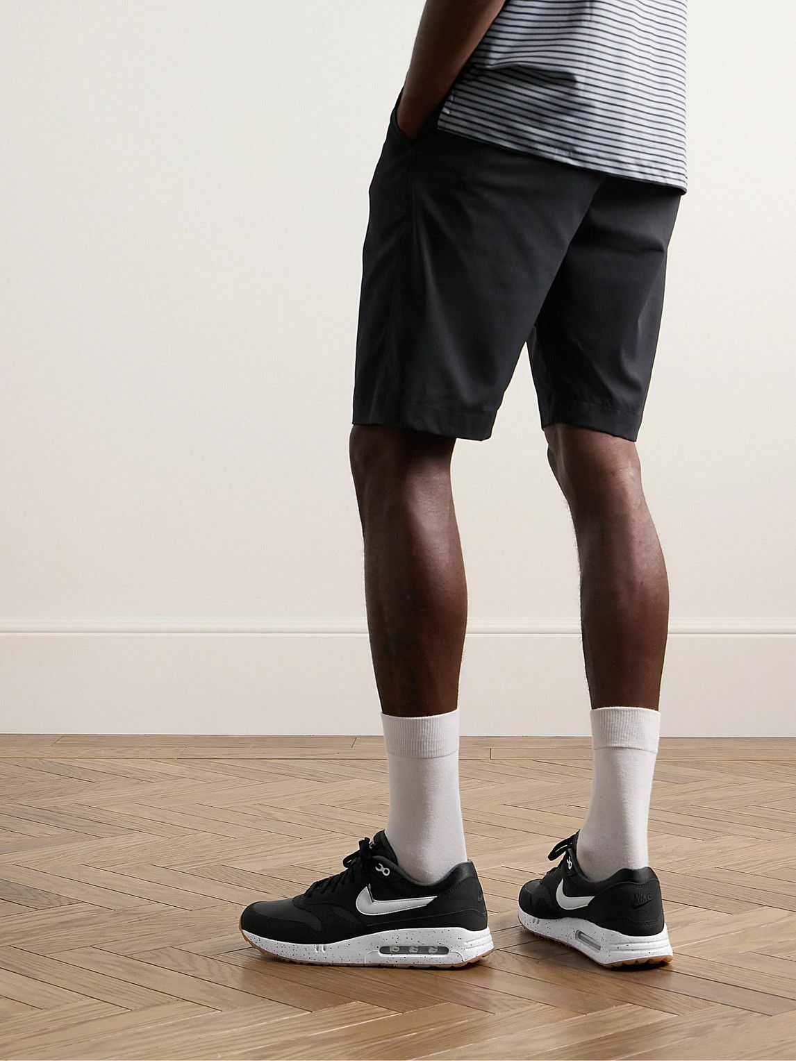 Nike Golf - Air Max 1 ’86 OG G Suede, Leather and Mesh Golf Sneakers - Black