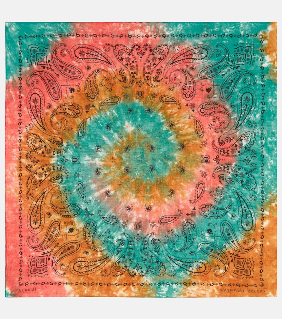 Alanui - Bandana printed cotton chiffon scarf