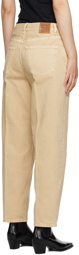 TOTEME Beige Tapered Jeans