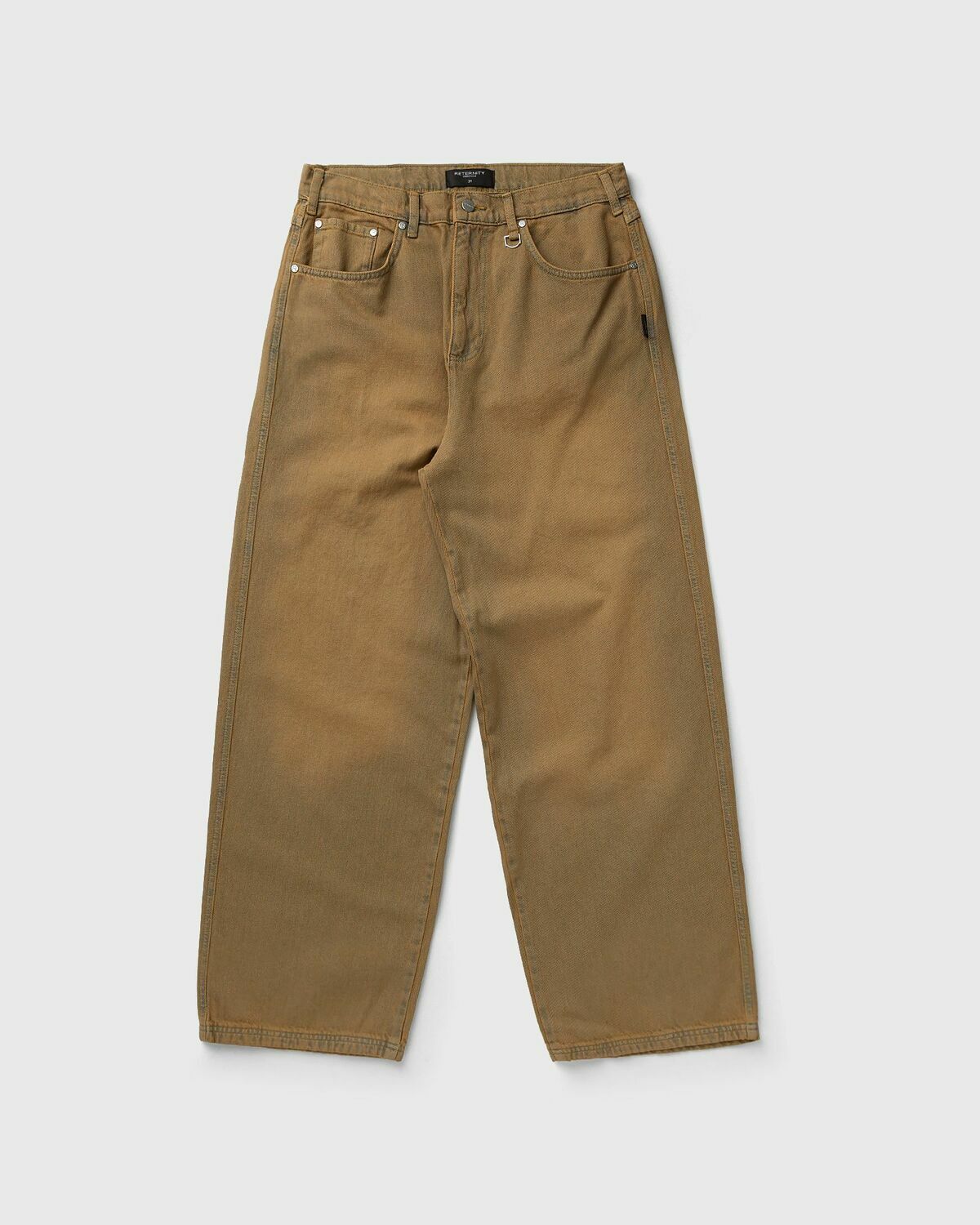 Reternity ESSENTIAL DENIM Brown Mens Jeans