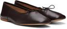 A.P.C. Brown Cleo Ballerina Flats