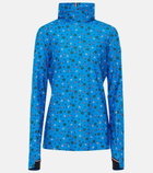 Moncler Genius - x Naj-Oleari 3 Moncler Grenoble printed turtleneck ski top