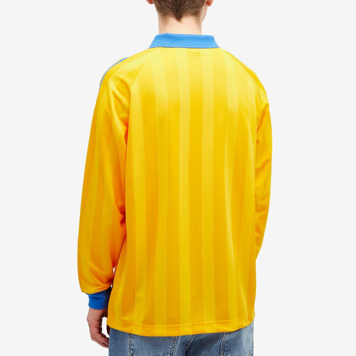 Adidas Men's Long Sleeve Jersey in Crew Yellow adidas