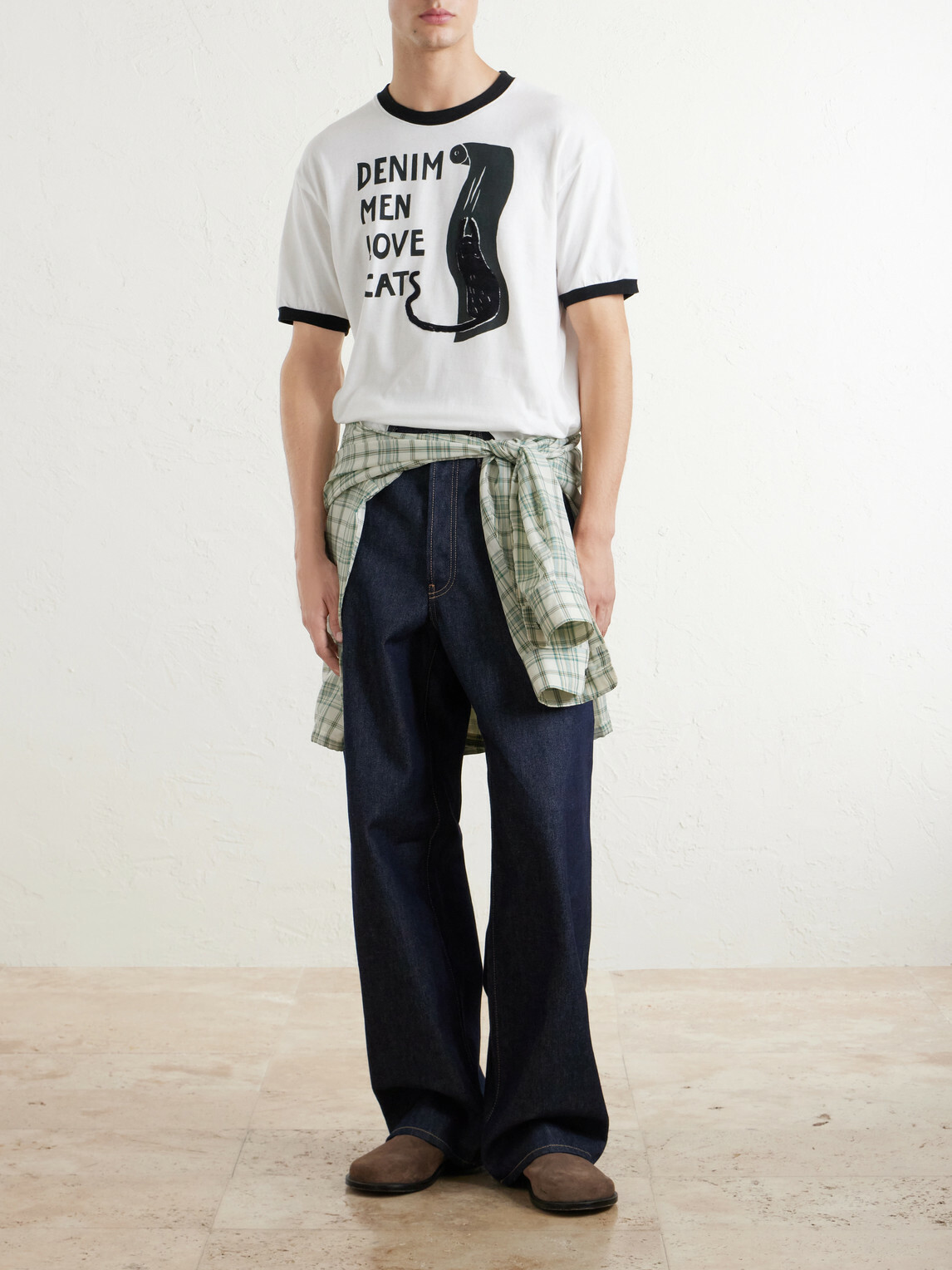KAPITAL - Embellished Printed Cotton-Jersey T-Shirt - White