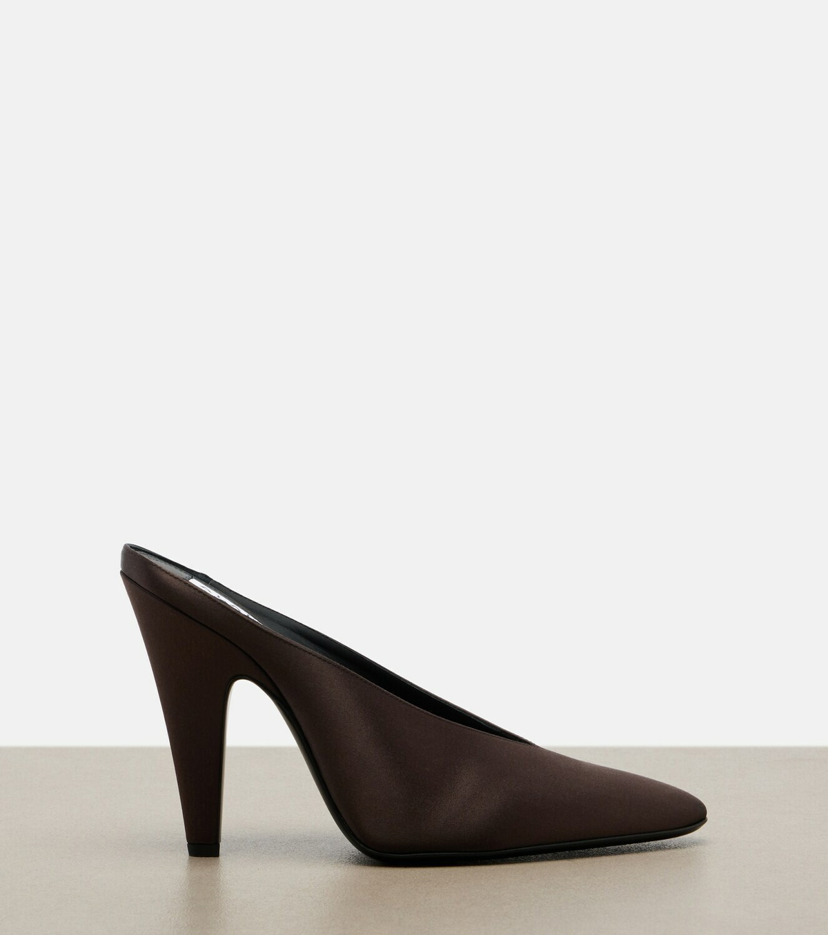 Alaïa Cone satin mules