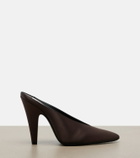 Alaïa Cone satin mules