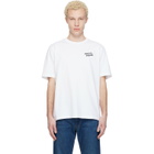 Maison Kitsuné White 'Maison Kitsuné' Handwriting Comfort T-shirt