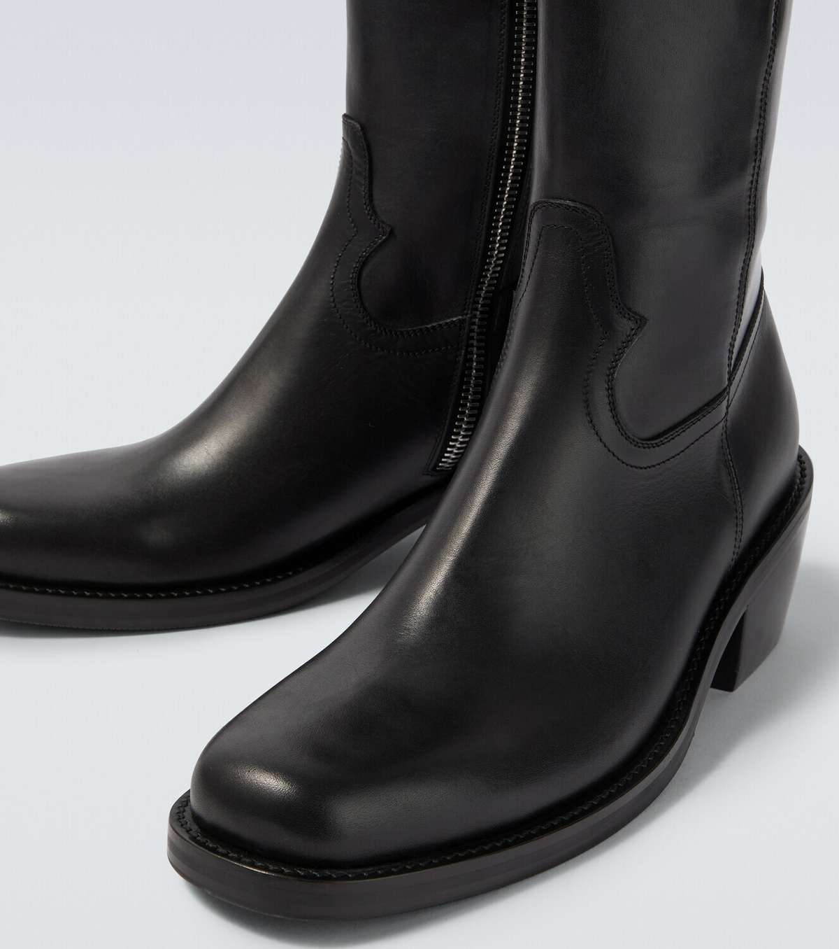 Dries Van Noten Leather ankle boots