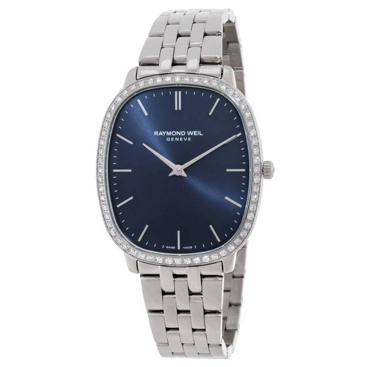 Photo: Raymond Weil Heritage Blue Dial Ladies Watch 5280-STS-50001