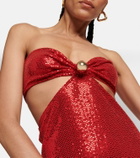 Dodo Bar Or Sequined maxi dress