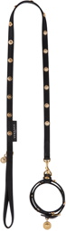 Versace Black Medusa Collar & Leash Set