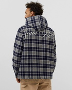 Patta Patta Plaid Overshirt Blue - Mens - Overshirts