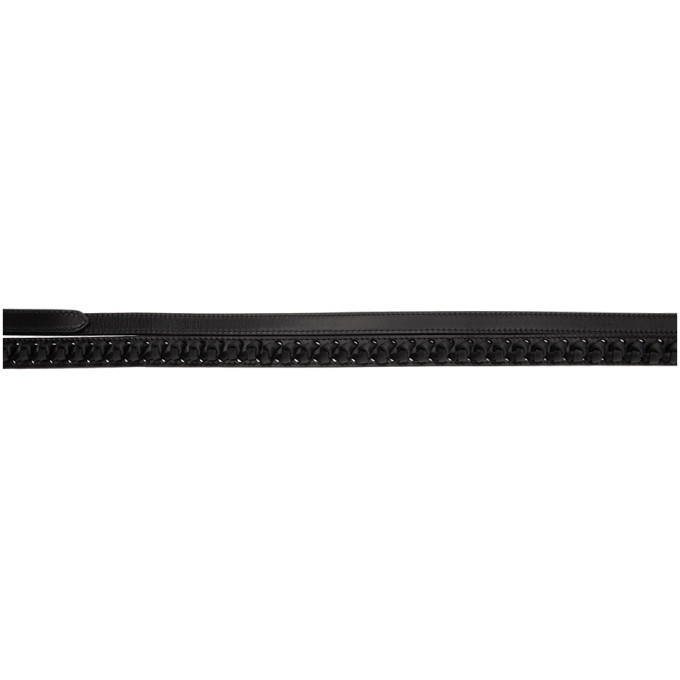 Axel Double Skinny Belt - Black