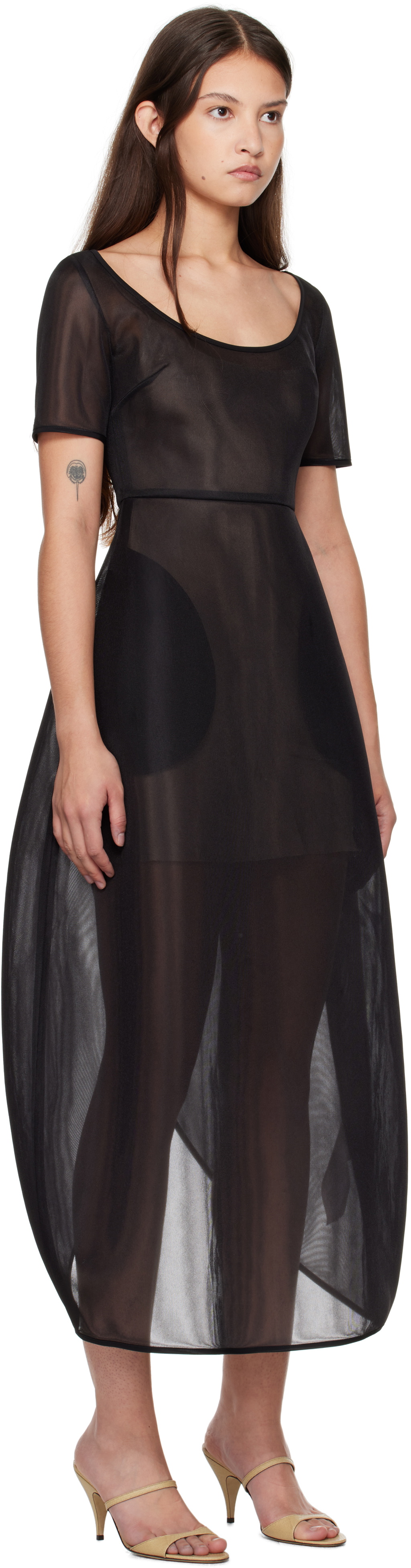 GIA STUDIOS Black Lily Maxi Dress GIA STUDIOS